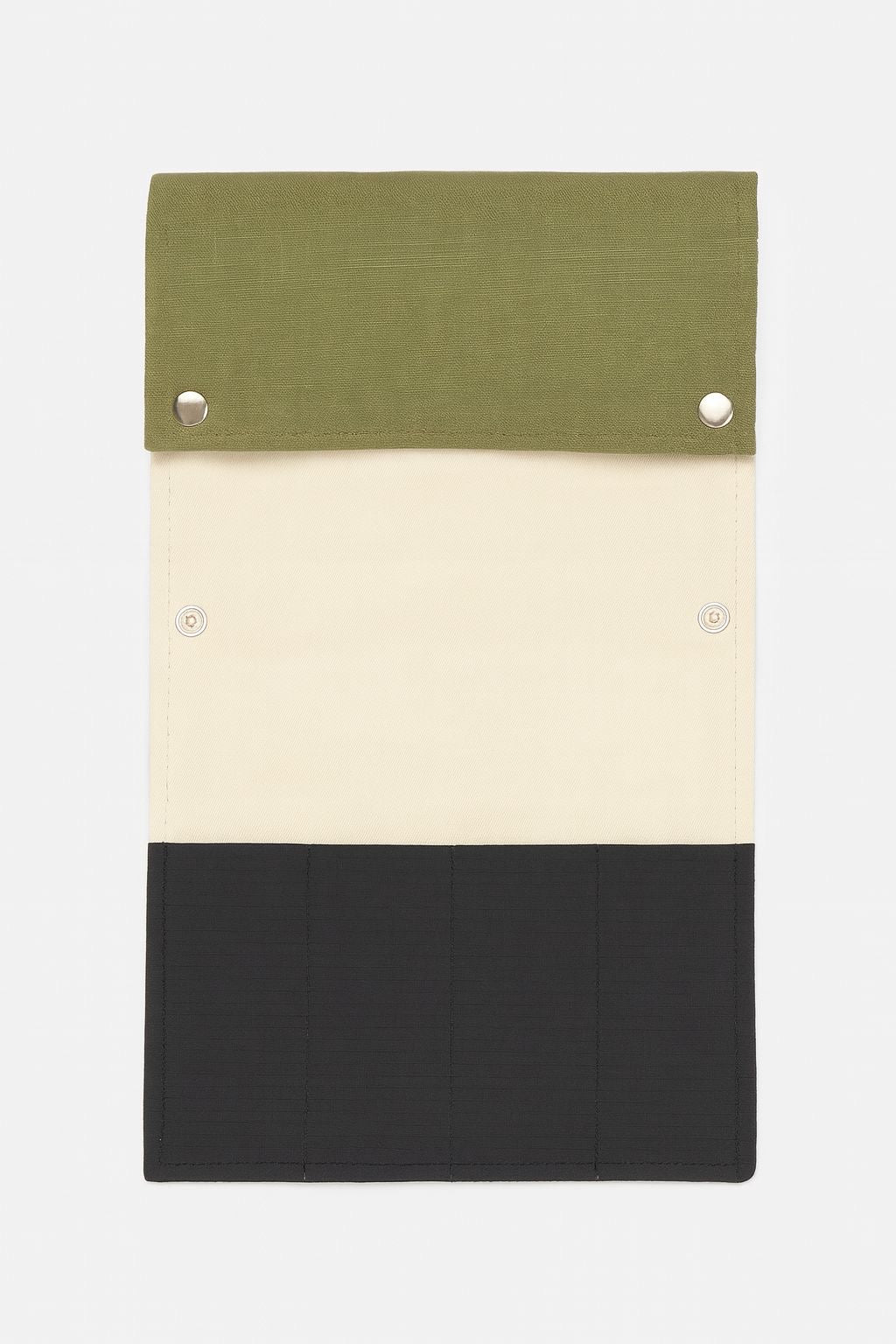 Demi Knife Sleeper - Off-White, Black & Olive