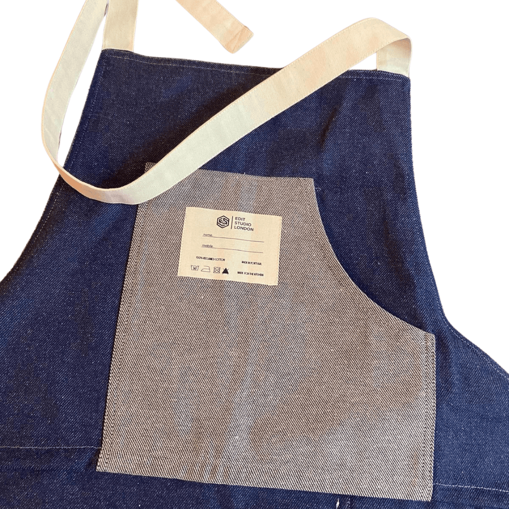 The Apron - denim & off-white