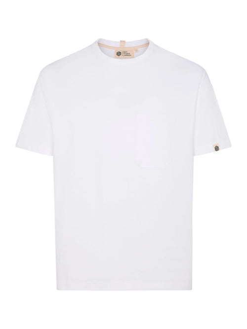 Chef T-Shirt in organic cotton, white -  loose-cut chef workwear by Edit Studio London