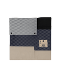 Knife Sleeper 2.0 in black, white and dotted reclaimed canvas — Edit Studio London