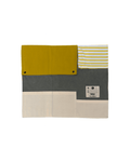 Knife Sleeper 2.0 in green and yellow reclaimed canvas — Edit Studio London