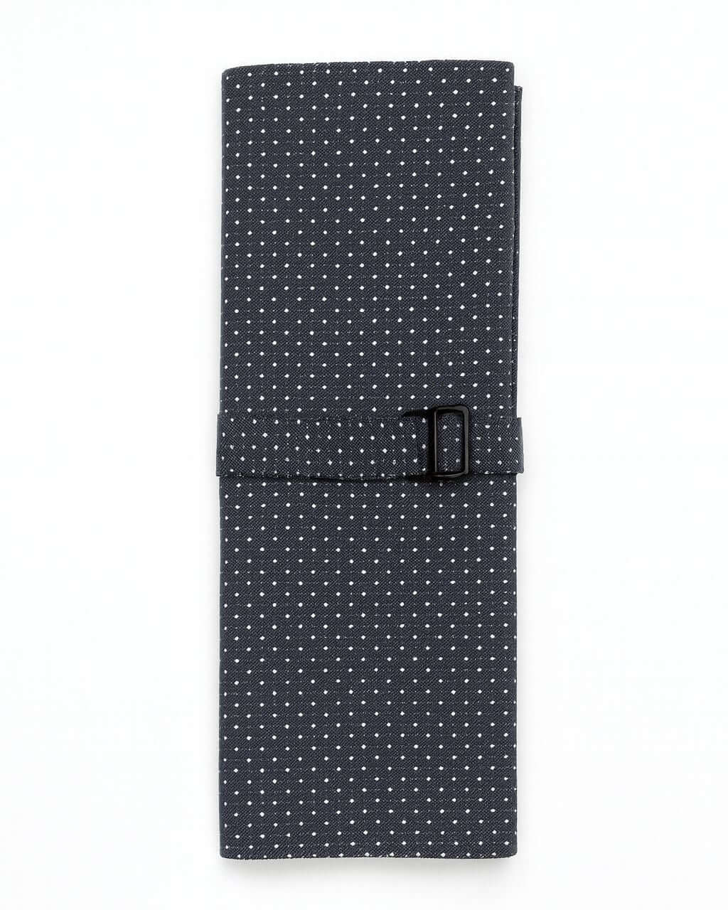 Knife Sleeper 2.0 in black, white and dotted reclaimed canvas — Edit Studio London