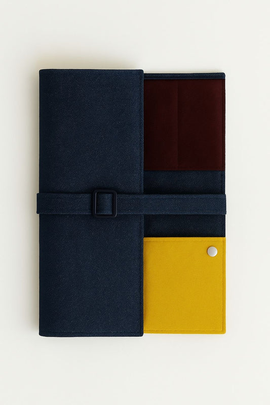 Knife Sleeper 2.0 - Denim, Burgundy & Skuy Blue